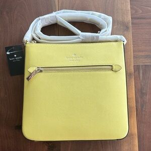Kate Spade Yellow Crossbody Tote